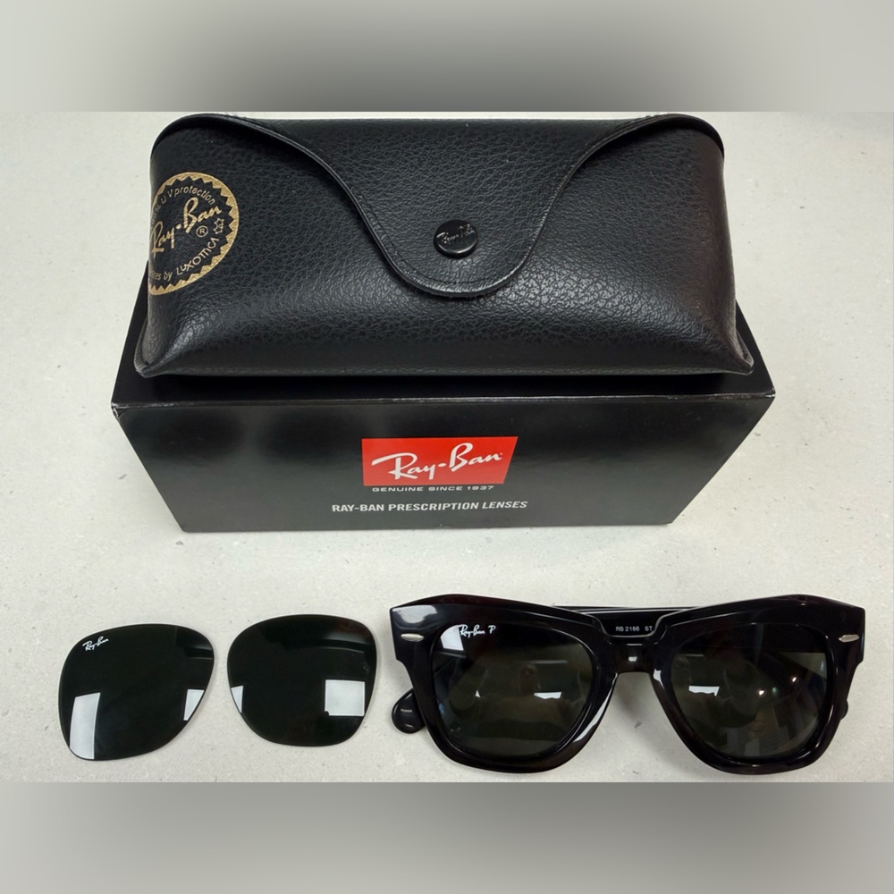 Ray-Ban State Street RB2126 Sunglasses RX READY - Picture 3 of 12